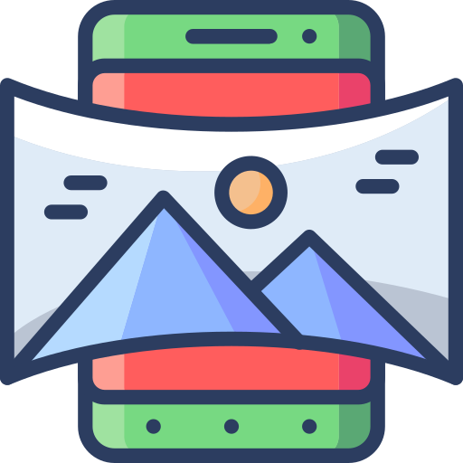 Panorama Generic Outline Color icon