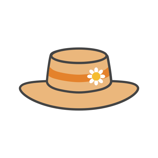 chapéu de sol Generic Outline Color Ícone