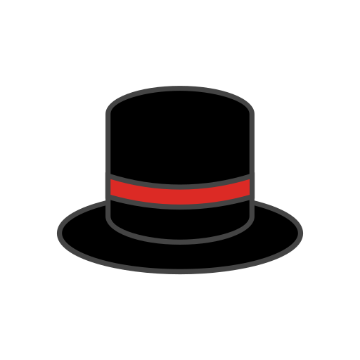 魔法の帽子 Generic Outline Color icon