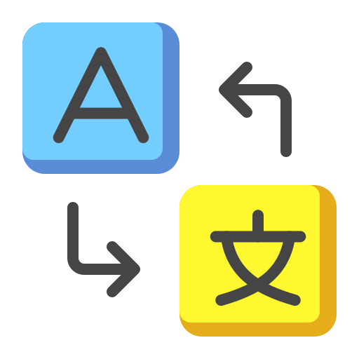 vertaler Generic Flat icoon