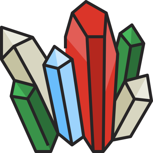광물 Generic Outline Color icon