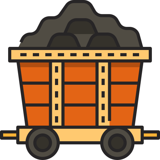 Mine cart Generic Outline Color icon