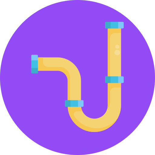 waterpijp Generic Circular icoon