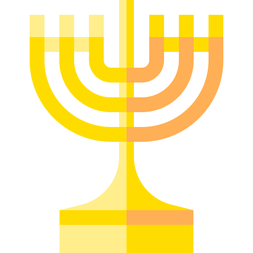 menorah Basic Straight Flat icona
