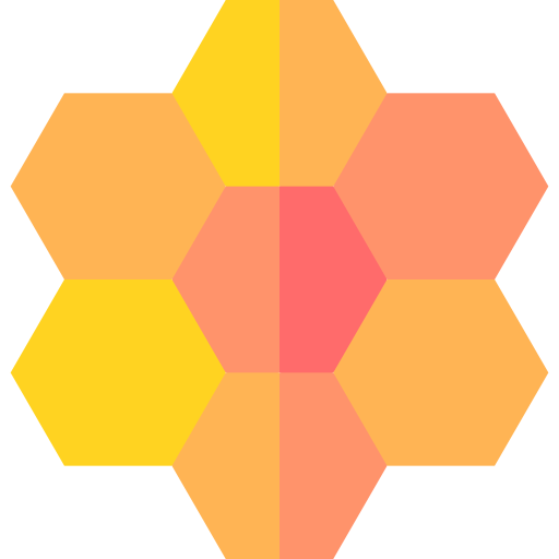 Honeycomb Basic Straight Flat icon