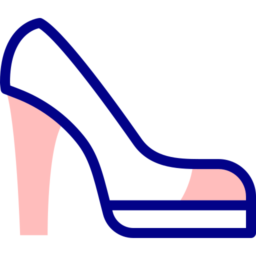 High heels Detailed Mixed Lineal color icon