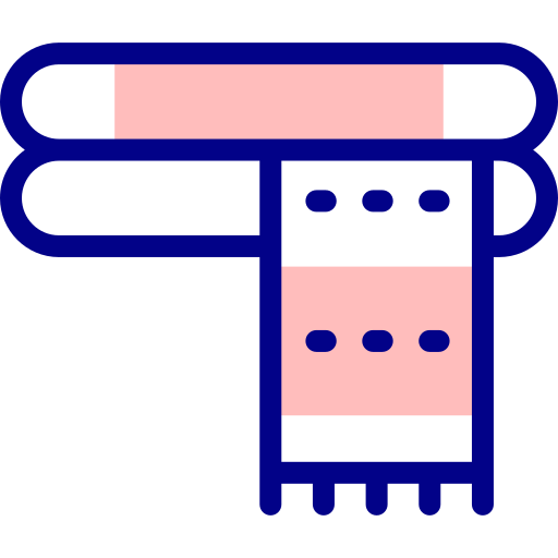 スカーフ Detailed Mixed Lineal color icon