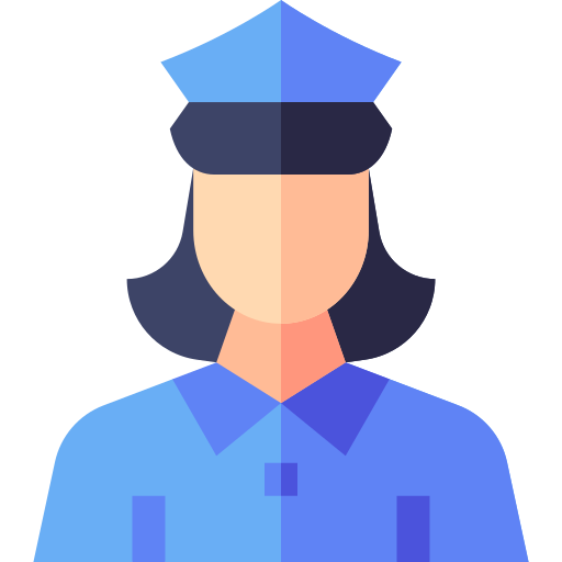 poliziotta Basic Straight Flat icona