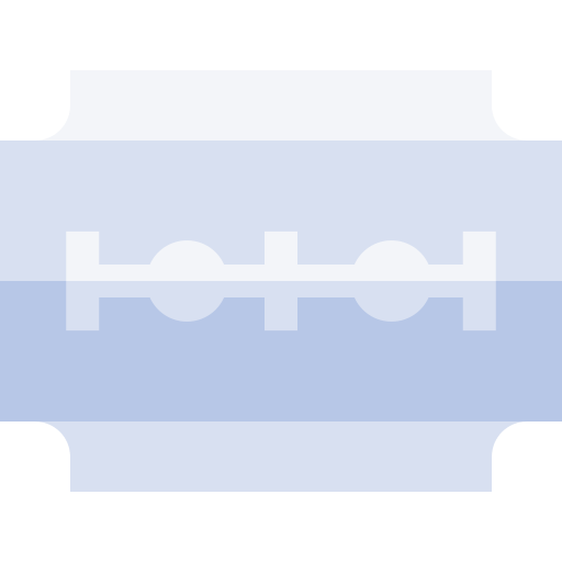 면도칼 Basic Straight Flat icon