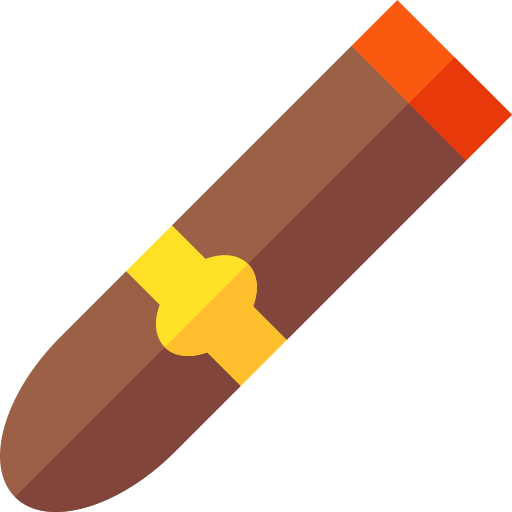 Cigar Basic Straight Flat icon