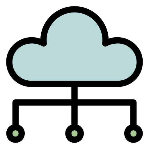 cloud opslag Generic Outline Color icoon