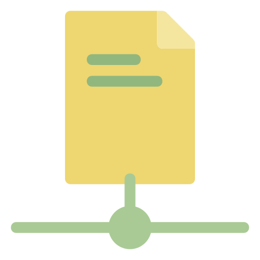 compartición de archivos Generic Flat icono
