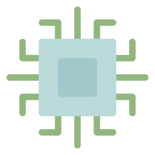 procesador Generic Flat icono