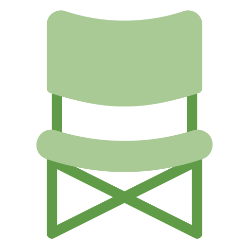 krzesło kempingowe Generic Flat ikona