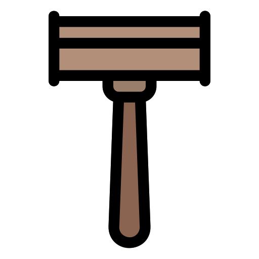 cuchilla de afeitar Generic Outline Color icono