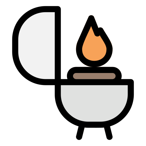 cuisinière à gaz Generic Outline Color Icône