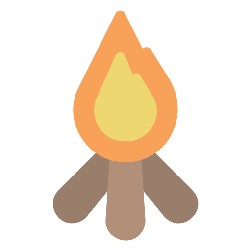 drewno kominkowe Generic Flat ikona