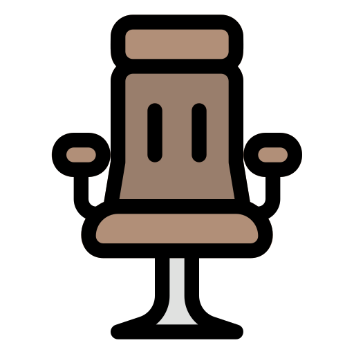 이발 의자 Generic Outline Color icon