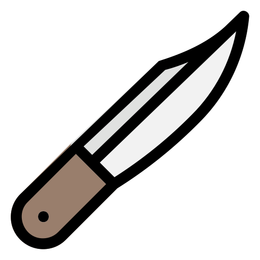 noże Generic Outline Color ikona