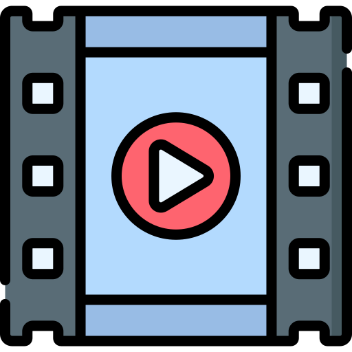 filmstreifen Special Lineal color icon