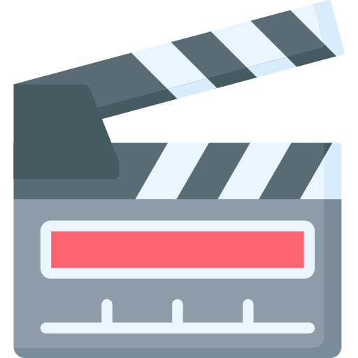 Clapperboard Special Flat icon