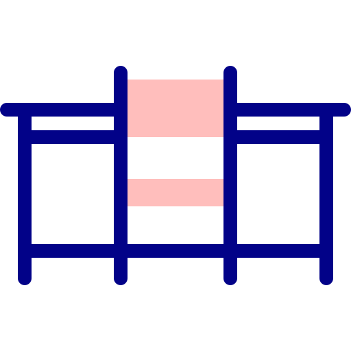 biurko Detailed Mixed Lineal color ikona