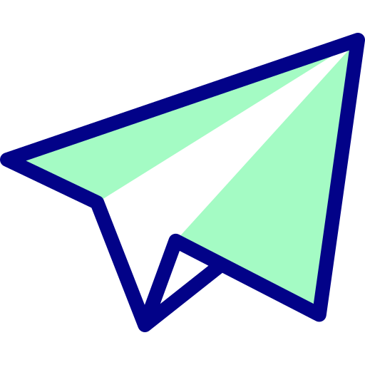 avion de papel Detailed Mixed Lineal color icono