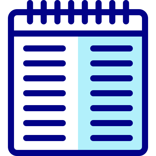 harmonogram Detailed Mixed Lineal color ikona