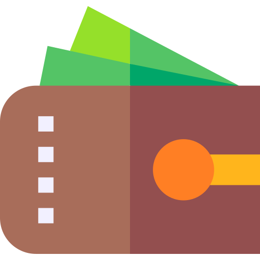 Wallet Basic Straight Flat icon