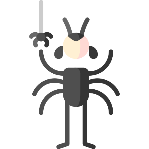 spinne Puppet Characters Flat icon