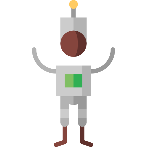 Robot Puppet Characters Flat icon