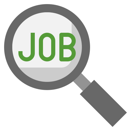 Job search Surang Flat icon
