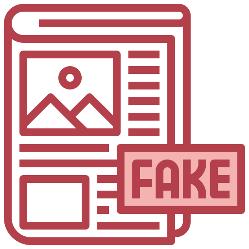 Fake news Surang Red icon