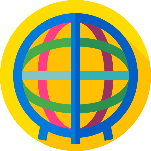 web Flat Circular Flat icoon