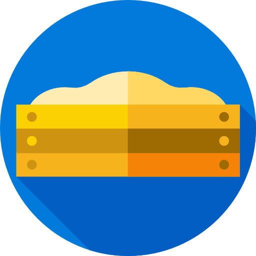 Sandbox Flat Circular Flat icon