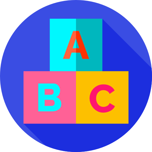 abc Flat Circular Flat icona