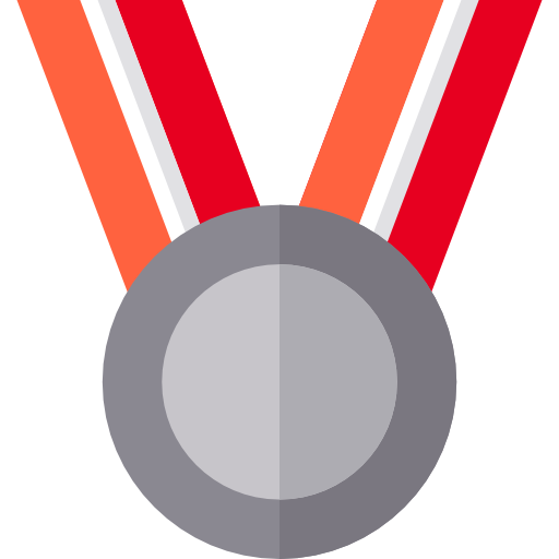 Medal Basic Straight Flat icon