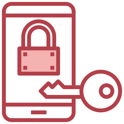 Mobile security Surang Red icon