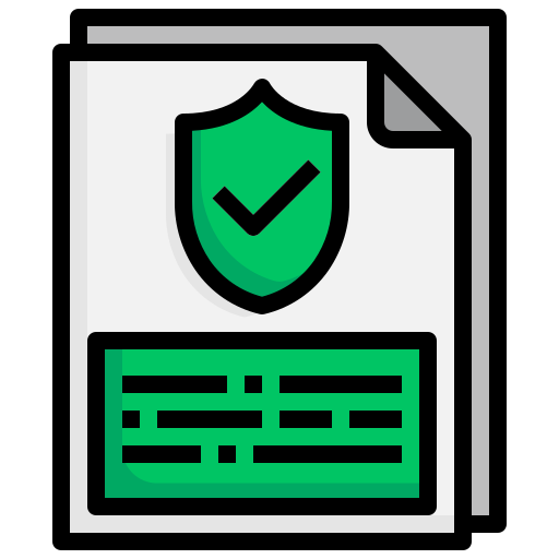Secure data Surang Lineal Color icon