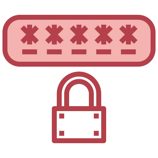 Password Surang Red icon