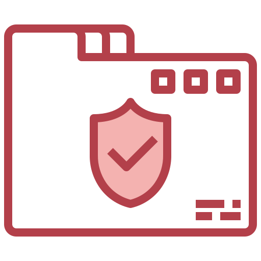 Secure folder Surang Red icon