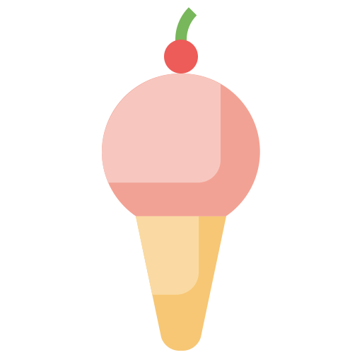 crème glacée Surang Flat Icône