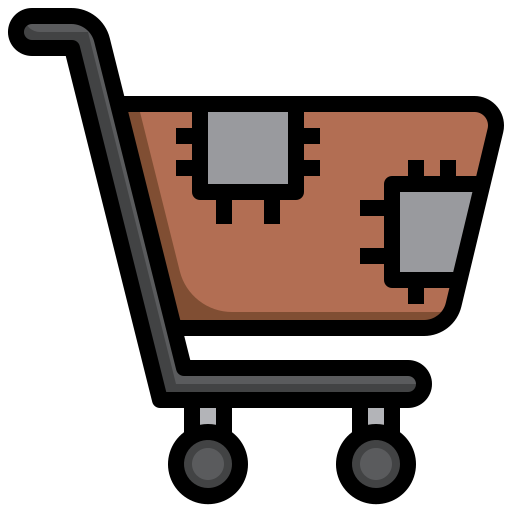 Cart Surang Lineal Color icon