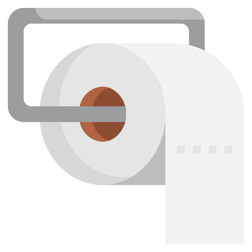 Toilet paper Surang Flat icon