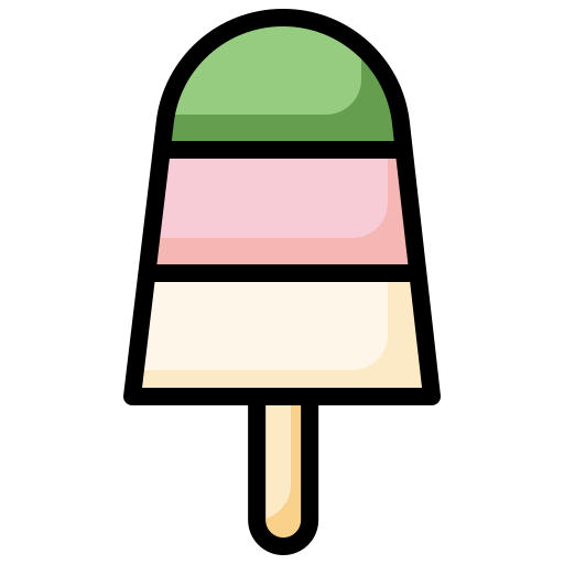 sorvete Surang Lineal Color Ícone