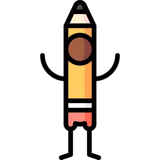 鉛筆 Puppet Characters Lineal Color icon