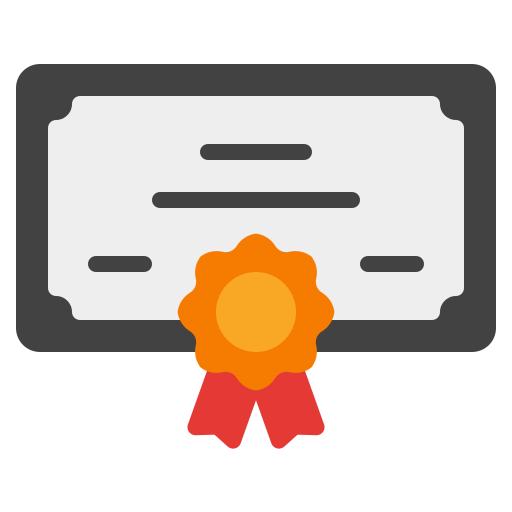 certificado Generic Flat icono