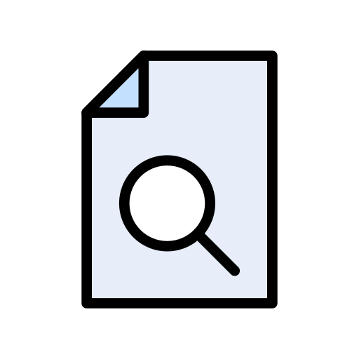 문서 Vector Stall Lineal Color icon