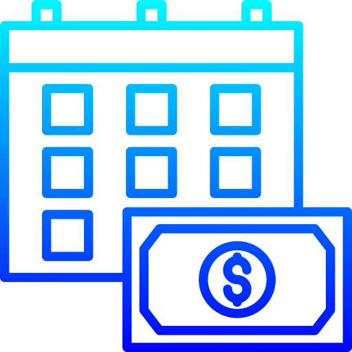 calendrier Generic Gradient Icône