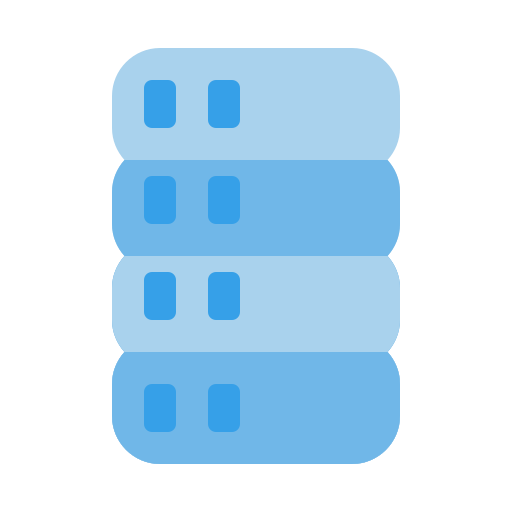 base de datos Generic Blue icono